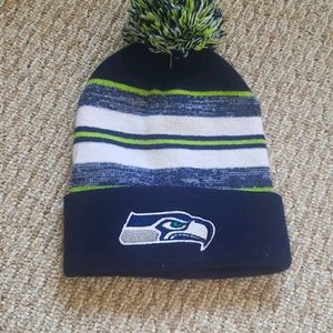 Seattle sea hawks winter hat